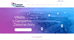 Desktop Screenshot of geoparkzh.cz